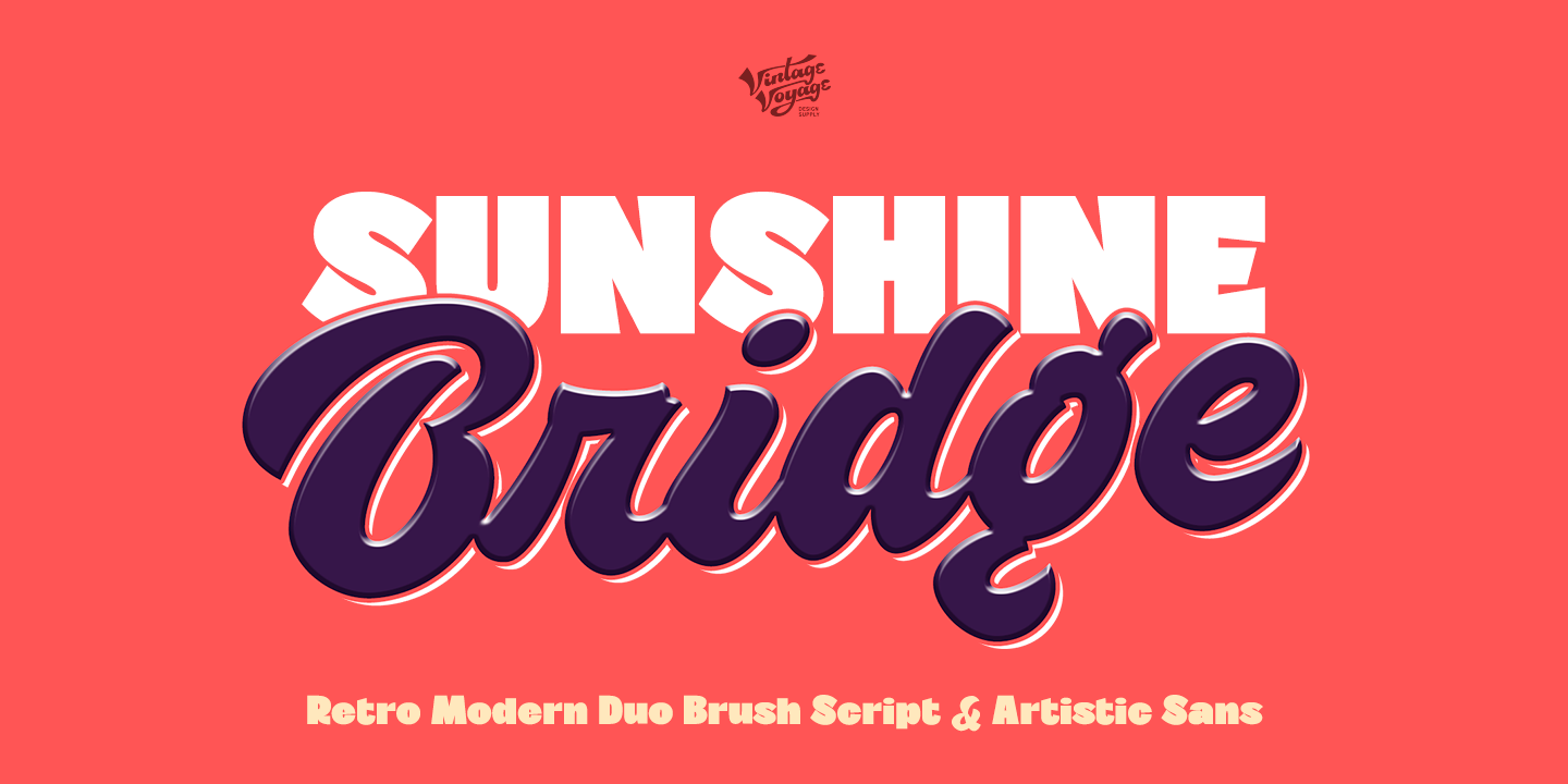 VVDS Sunshine Bridge Font preview